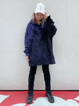 「L.H.P Private Brand（エルエイチピープライベートブランド）のアイテム」を使った、Arisa Suzukiさん（レディース・156cm）の冬コーディネート