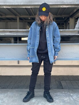 「L.H.P Private Brand（エルエイチピープライベートブランド）のアイテム」を使った、Arisa Suzukiさん（レディース・156cm）の春コーディネート