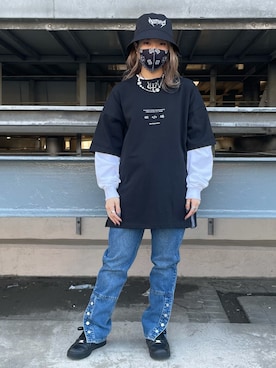 「A4A（エーフォーエー）のアイテム」を使った、Arisa Suzukiさん（レディース・156cm）の春コーディネート