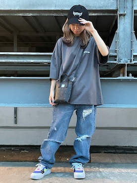 「MCM（エムシーエム）のアイテム」を使った、Arisa Suzukiさん（レディース・156cm）の春コーディネート