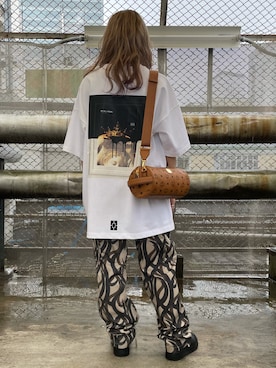 「MCM（エムシーエム）のアイテム」を使った、Arisa Suzukiさん（レディース・156cm）の春コーディネート