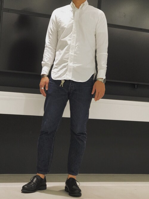 Shinji Ariyama｜INDIVIDUALIZED SHIRTSのシャツ/ブラウスを使ったコーディネート - WEAR