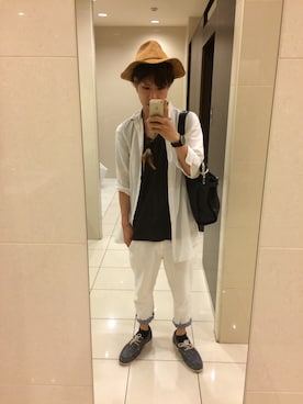 「goa（ゴア）のアイテム（アクセサリー）」を使った、益若 あゆむさん（メンズ・175cm）の夏コーディネート