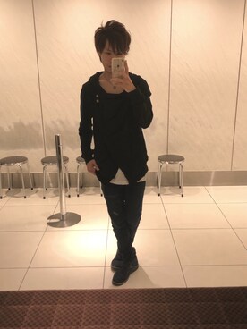 「ROGER AND RAW（ロジャーアンドロウ）のアイテム」を使った、益若 あゆむさん（メンズ・175cm）の秋コーディネート