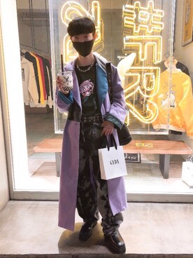 トレンチコートを使ったメンズ人気ファッションコーディネート 身長 141cm 150cm Wear