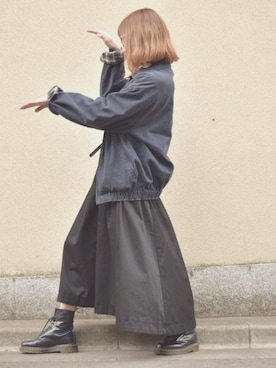 「アイテム（スカート）」を使った、おかゆ❤︎彡さん（レディース・156cm・10代）の冬コーディネート