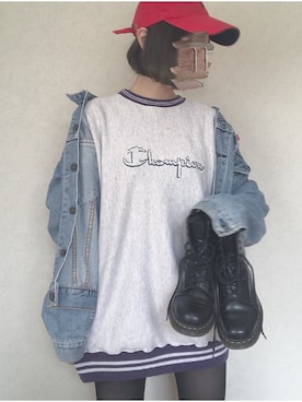 おかゆ❤︎彡さん（レディース・156cm）の春コーディネート