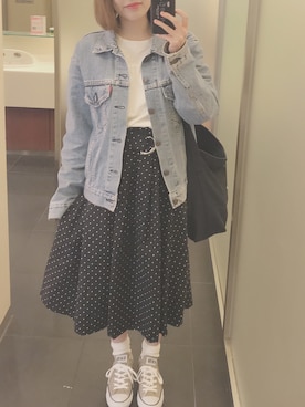 おかゆ❤︎彡さん（レディース・156cm）の春コーディネート