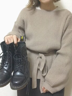 おかゆ❤︎彡さん（レディース・157cm）の冬コーディネート