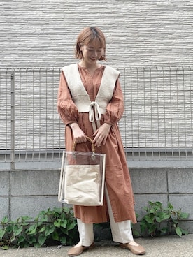 おかゆ❤︎彡さん（レディース・157cm）の春コーディネート