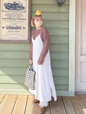 おかゆ❤︎彡さん（レディース・158cm）の春コーディネート