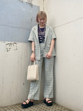 おかゆ❤︎彡さん（レディース・158cm）の春コーディネート