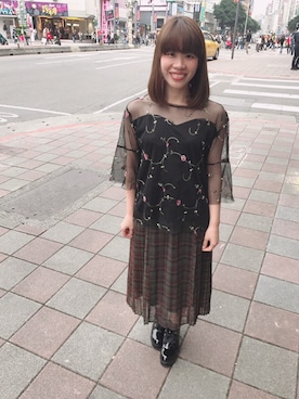 「鍋パーティー」｜neko☆彡(まおฅ•ω•ฅ)さん（レディース・154cm）の冬コーディネート
