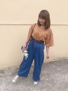 neko☆彡(まおฅ•ω•ฅ)さん（レディース・154cm）の夏コーディネート