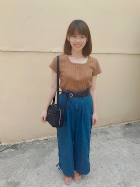 neko☆彡(まおฅ•ω•ฅ)さん（レディース・154cm）の夏コーディネート