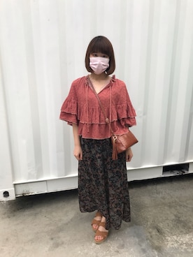 neko☆彡(まおฅ•ω•ฅ)さん（レディース・154cm）の夏コーディネート