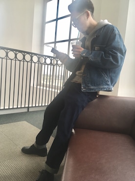 「recs（レックス）のアイテム」を使った、AIRIさん（メンズ・175cm）の秋コーディネート