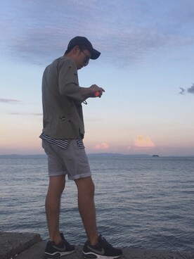 「SEVENDAYS=SUNDAY（セブンデイズサンデイ）のアイテム（スウェット）」を使った、AIRIさん（メンズ・175cm）の秋コーディネート