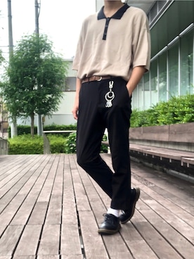 cafeにしさん（メンズ・175cm）の夏コーディネート