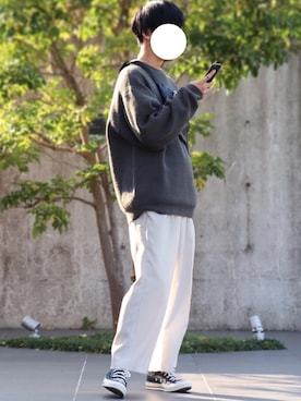 cafeにしさんのコーディネート