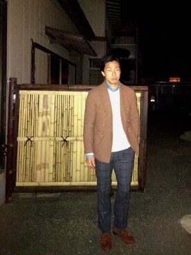 「BRILLA per il gusto（ブリッラペルイルグースト）のアイテム（ジャケット/アウター）」を使った、AOさん（メンズ・164cm）の春コーディネート