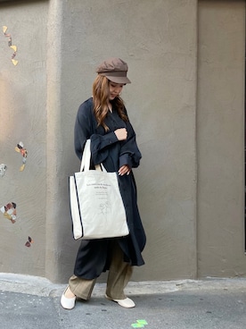 「OLIVE des OLIVE（オリーブデオリーブ）のアイテム（シャツワンピース）」を使った、ななみんさん（レディース・158cm）の夏コーディネート