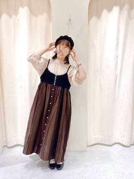 「アイテム（バレエシューズ）」を使った、あんころさん（レディース・148cm）の夏コーディネート