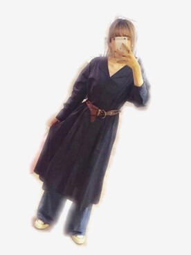 くぼちえさん（レディース・161cm）の春コーディネート