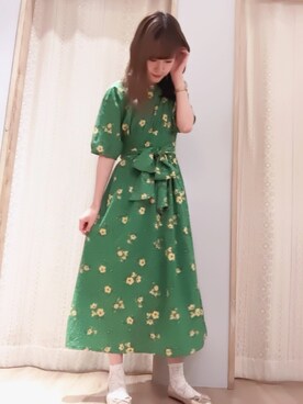 くぼちえさん（レディース・161cm）の春コーディネート