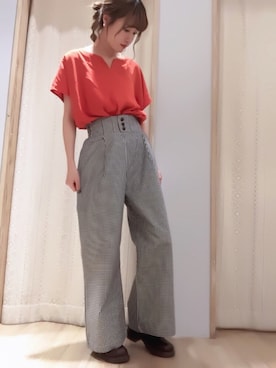 くぼちえさん（レディース・161cm）の春コーディネート