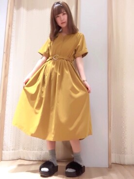 くぼちえさん（レディース・161cm）の春コーディネート