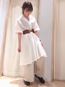 くぼちえさん（レディース・161cm）の春コーディネート