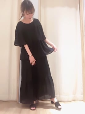 くぼちえさん（レディース・161cm）の夏コーディネート