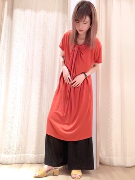 くぼちえさん(レディース・161cm)の夏コーディネート