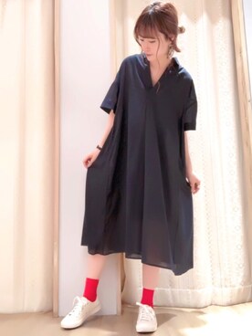 くぼちえさん（レディース・161cm）の夏コーディネート