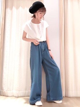 くぼちえさん（レディース・161cm）の夏コーディネート