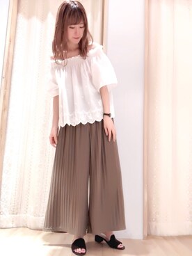 「ORiental TRaffic(ORiental TRaffic)」｜「アイテム（その他）」を使った、くぼちえさん（レディース・161cm）の夏コーディネート