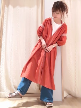 くぼちえさん（レディース・161cm）の夏コーディネート