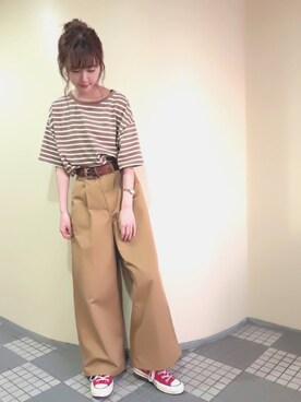 くぼちえさん（レディース・161cm）の夏コーディネート