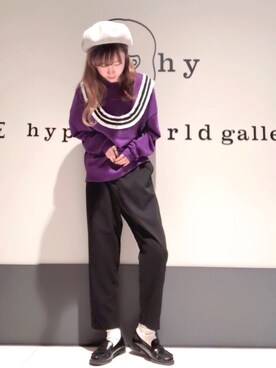 くぼちえさん（レディース・161cm）の秋コーディネート