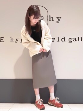 くぼちえさん（レディース・161cm）の秋コーディネート