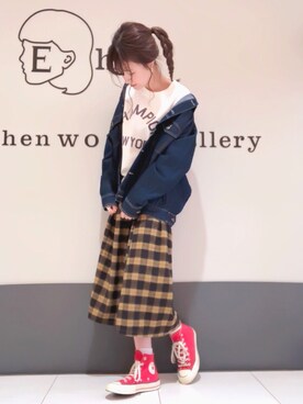 くぼちえさん（レディース・161cm）の秋コーディネート