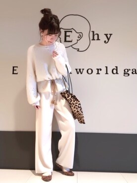 くぼちえさん（レディース・161cm）の秋コーディネート