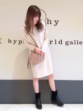 くぼちえさん（レディース・161cm）の秋コーディネート