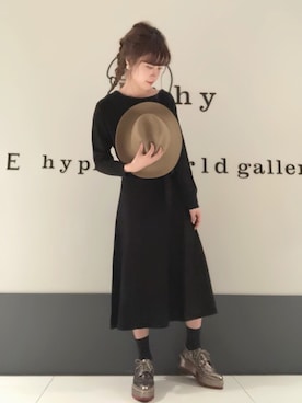 くぼちえさん（レディース・161cm）の秋コーディネート