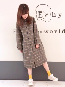 くぼちえさん（レディース・161cm）の秋コーディネート