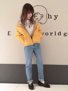 くぼちえさん(レディース・161cm)の秋コーディネート