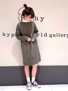 くぼちえさん（レディース・161cm）の冬コーディネート