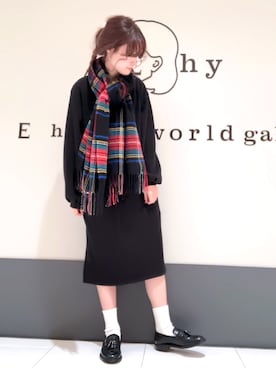 くぼちえさん（レディース・161cm）の冬コーディネート