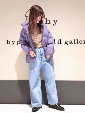 くぼちえさん(レディース・161cm)の冬コーディネート